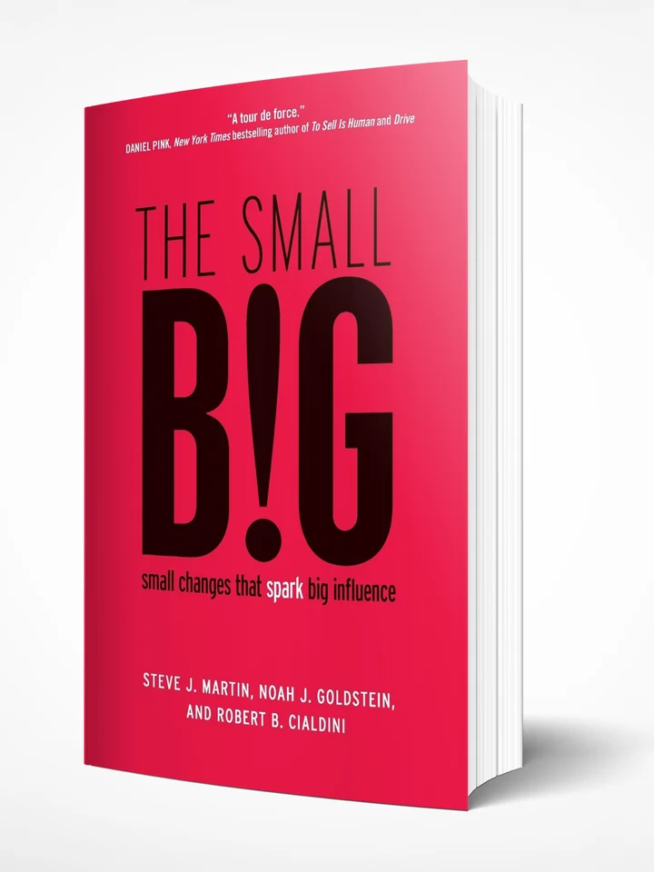 Cover of The Small BIG: Small Changes That Spark Big Influence